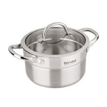 Кастрюля с крышкой 24см 5,4л Rondell Creative 388RDS