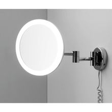 WasserKRAFT Зеркало увеличительное K-1004 с LED-подсветкой