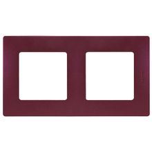 Legrand Рамка 2-постовая Legrand Etika сливовая 672562 ID - 244854