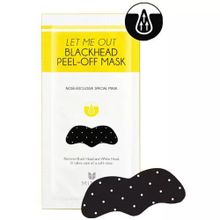 MIZONПатч для быстрого избавления от черных пор LET ME OUT BLACK HEAD PEEL-OFF MASK 1шт