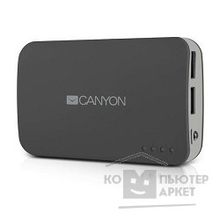 Canyon CNE-CPB78DG Dark grey color portable battery charger with 7800mAh, micro USB input 5V 1A and USB output 5V 1A max.