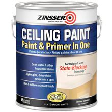 Rust-Oleum Zinsser Ceiling Paint 3.78 л ослепительно белая