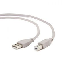 Кабель USB 2.0 Am=>Bm - 5 м, серый, 5bites (UC5010-050C)