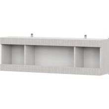 Модули SV-мебель Гамма 20 Полка навесная 1300 Серия №4 Ясень Анкор светлый