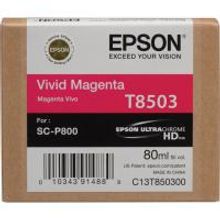 EPSON C13T850300 картридж с пурпурными чернилами для плотера SC-P800 (80 мл)