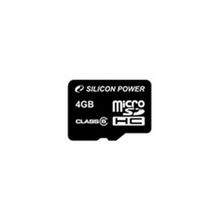 Silicon Power MicroSDHC 4GB Class 6