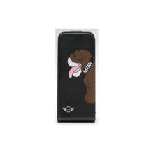Чехол для iPhone 5 Mini Hard Case with flap, цвет bulldog black (MNFLP5DOBL)