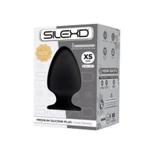 Черная анальная втулка Premium Silicone Plug XS - 8 см. (247930)