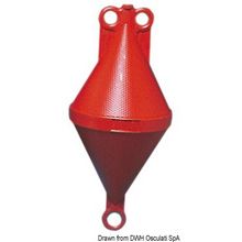 Osculati Two-cone buoy orange 50 x 103 cm, 33.171.13AR