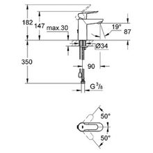 Смеситель Grohe BauEdge 23329000 для раковины