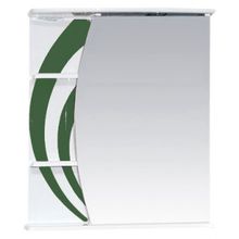 Misty Зеркальный шкаф Каролина 60 R зеленое стекло