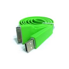 noname USB дата-кабель в форме ленты для iPad iPod iPhone зеленый