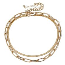 Многослойное колье под золото (арт. 81103-7)