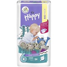 Bella Baby Happy Junior Extra 54 подгузника в пачке от 16 кг