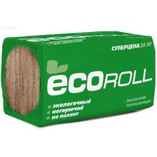 КНАУФ Экоролл утеплитель 1230х610х100мм (8шт=6м2=0,6м3)   KNAUF Ecoroll теплоизоляция плита 040 1230х610х100мм (6м2=0,6м3) (упак. 8шт.)