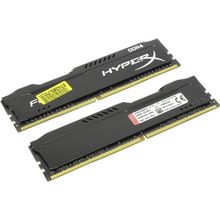 Модуль памяти   Kingston HyperX Fury   HX424C15FB2K2 16   DDR4 DIMM 16Gb KIT  2*8Gb    PC4-19200    CL15