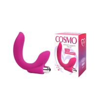 Вибромассажер для точки G Cosmo розовый 19 см