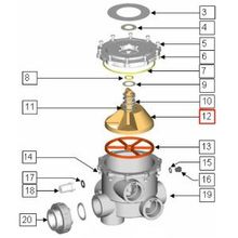 Клапан переключения режимов 6-позиционного вентиля IML Side PS-6104