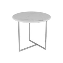 Слайн Стол журнальный Калифорния Альбано белый мрамор