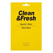 Маска тканевая для питания и сияния кожи Eunyul Clean&Fresh Nourish Shine Sheet Mask 5шт