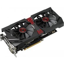 Видеокарта 2048МБ, ASUS STRIX-R9380-DC2OC-2GD5-GAMING, R9 380, 2xDVI, HDMI, DP, GDDR5, 256-бит, Retail