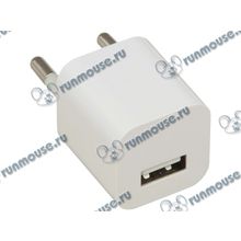 Зарядное устройство ORIENT "PU-2301", 1xUSB, белый (1000 мА) [128269]