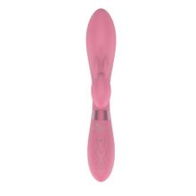 Розовый вибратор-кролик Indeep Theona - 21,5 см. (241288)