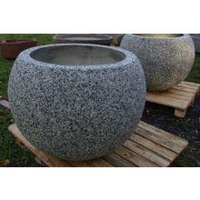 Бетонный вазон ГЛОБУС (Мрамор шахматка)