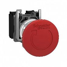 Кнопка Harmony 22 мм? 220В, IP69, Красный | код. XB4BS8445 | Schneider Electric