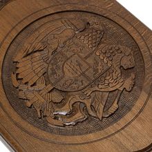 Нарды резные "Герб Армении" 60