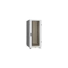 NT BUSINESS   MGLASS 27-610 G Шкаф 19 напольный, серый 27U 600*1000, дверь стекло-металл (3ч)