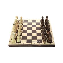 Шахматы обиходные парафинированные в комплекте с доской, Орловские