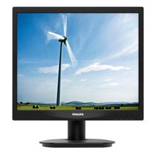 Монитор 17" PHILIPS 17S4LSB (00 01) TN+film LED 5:04 DVI,D-Sub,HD 5ms 250cd 1280x1024  черный