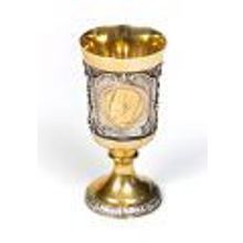 Серебряная рюмка на ножке Николай II 396_SR