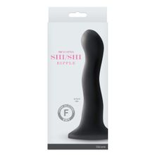 NS Novelties Чёрный волнистый фаллоимитатор Shi Shi Ripple 6  Dildo - 19 см. (черный)