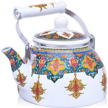 27984 Чайник Эмаль 2,5 л с кр Узор MB (х18) (27984)