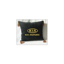  Подушка Kia motors черная с кистями золото