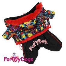 Комбинезон ForMyDogs Снеговик для мальчиков красный FW348-2016 M