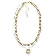 Многослойное колье под золото (арт. 83429-2)