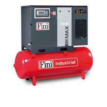 Винтовой компрессор FINI K-MAX 7,5-10-500-ES на ресивере с осушителем