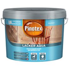 ПИНОТЕКС Аква лак для мебели и стен глянцевый (9л)   PINOTEX Lacker Aqua 70 лак на водной основе для мебели и стен глянцевый (9л)