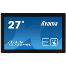 Монитор iiyama t2735msc-b2, 27" (1920x1080), Сенсорный экран, mva, vga (d-sub), dvi, hdmi