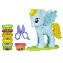 PLAY-DOH (Hasbro) Hasbro Play-Doh B0011 Игровой набор "Стильный салон Рэйнбоу Дэш" B0011