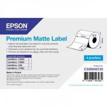 EPSON C33S045722 бумага самоклеющаяся матовая А6 4" (102 x 51 мм) 87 г м2, 2310 этикеток