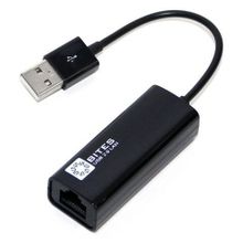 Сетевая карта USB - RJ45 10 100 Мбит с, 0.1 м, черный, 5bites (UA2-45-02BK)