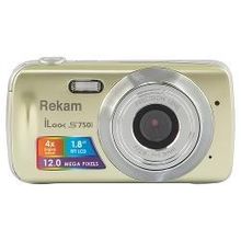 цифровой фотоаппарат Rekam iLook  S750i золотистый