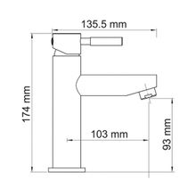 WasserKRAFT Смеситель для раковины Main 4104