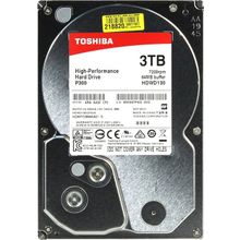 Жёсткий диск   HDD 3 Tb SATA 6Gb s Toshiba P300   HDWD130UZSVA    3.5" 7200rpm 64Mb