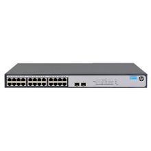 hewlett packard (hp 1420-24g-2sfp switch (unmanaged, 24*10 100 1000 + 2 sfp, qos, fanless, 19)) jh017a#abb