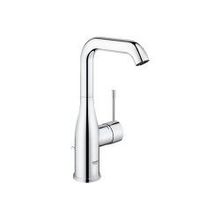 Смеситель для умывальника GROHE Essence+ с донным клапаном и высоким изливом, хром, 32628001